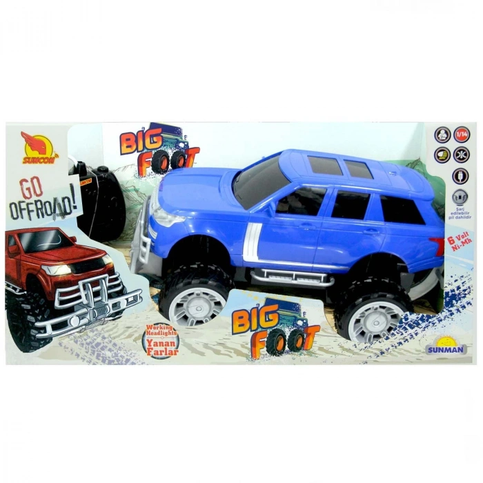 1:14 Kumandalı Büyük Tekerli Jeep Seri 3