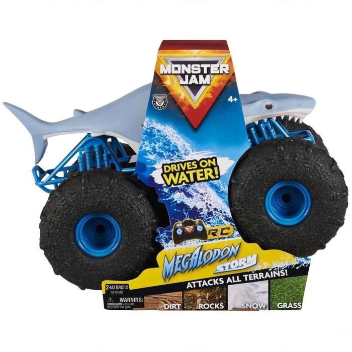 1:15 Monster Jam Megalodon Storm Kumandalı Amfibi Araç