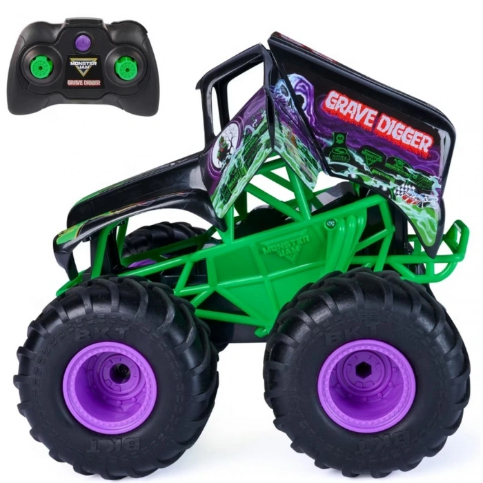 1/15 Monster Jam Smash and Bash Grave Digger Uzaktan Kumandalı Araba