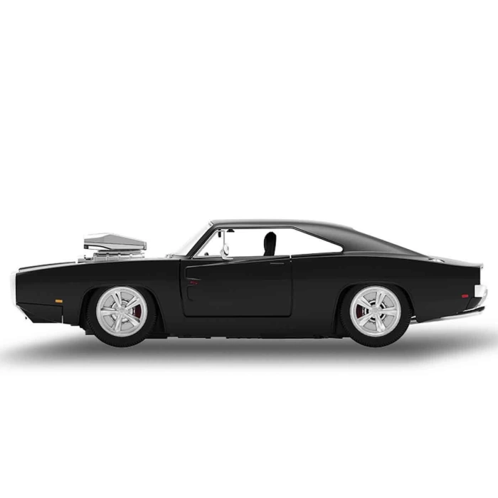 1:16 1970 Dodge Charger R/T Sesli ve Işıklı Uzaktan Kumandalı Araba