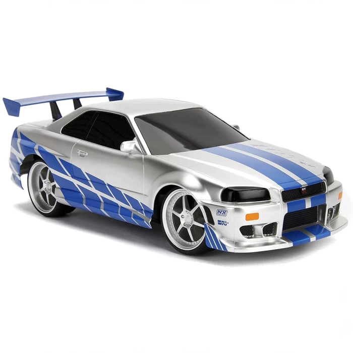 1:16 Fast & Furious Kumandalı Brians Nissan Skyline GT-R Turbo Araba