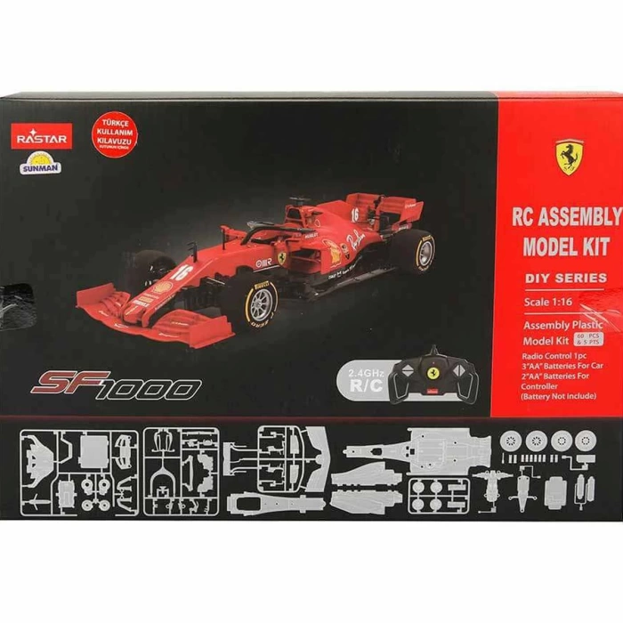 1:16 Ferrari SF1000 Uzaktan Kumandalı Model Araç Montaj Kiti