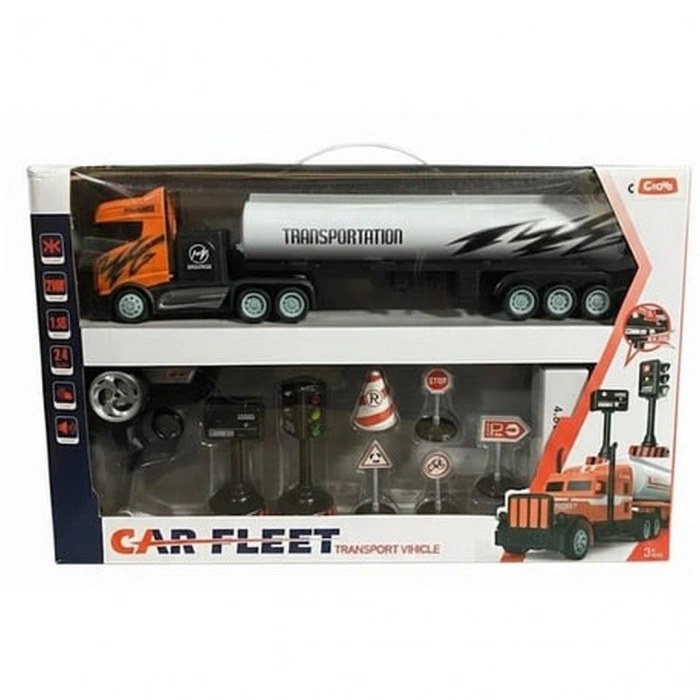 1/16 Sesli ve Işıklı Uzaktan Kumandalı Trafik Seti