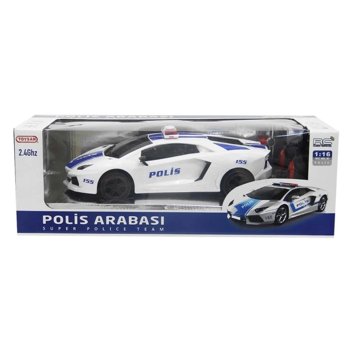 1:16 Kumandalı Polis Arabası