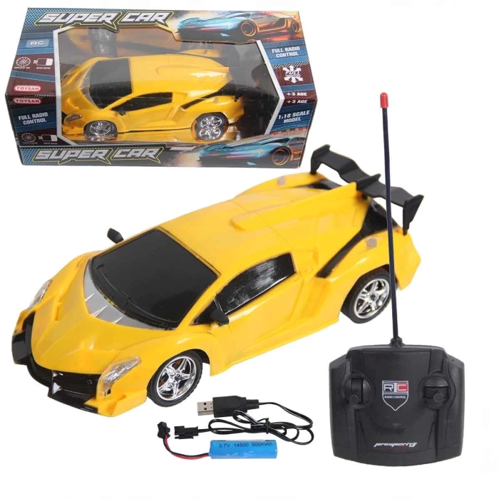 1:18 Super Car Şarjlı Kumandalı Spor Araba