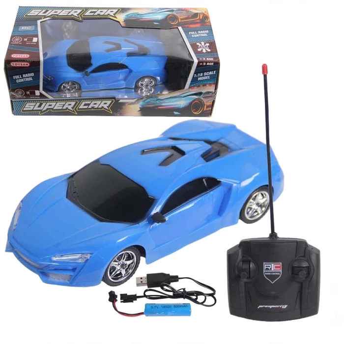 1:18 Super Car Şarjlı Kumandalı Spor Araba