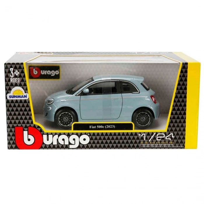 1:24 Fiat 500E 2023 Model Araba