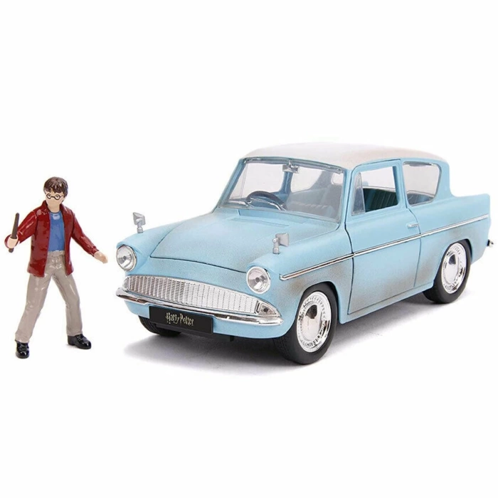 1:24 Harry Potter & 1959 Ford Anglia Model Araba