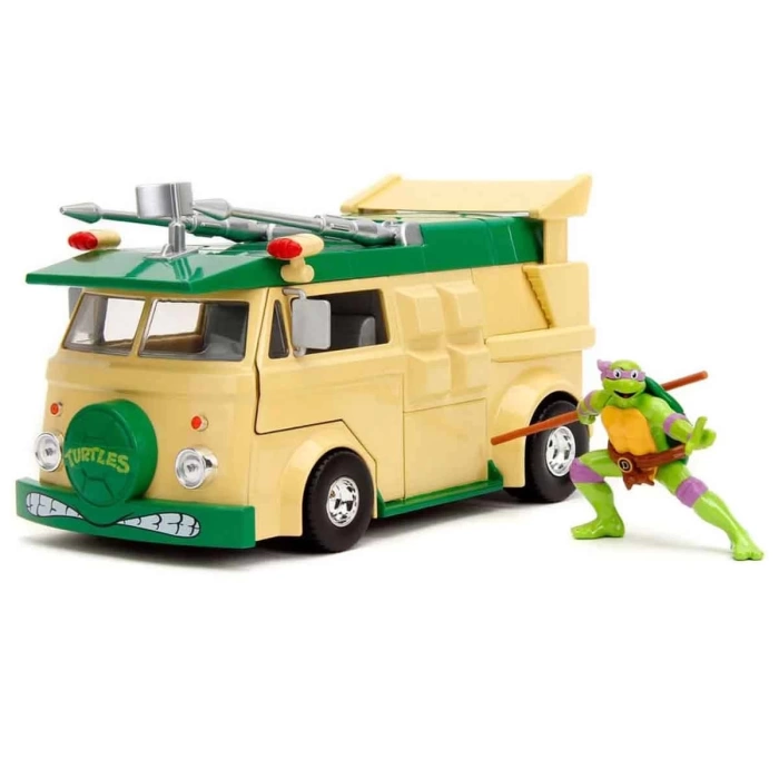 1:24 Jada Teenage Mutant Ninja Turtles Party Wagon Donatello Figürlü Set