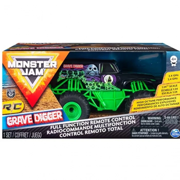 1/24 Monster Jam Grave Digger Uzaktan Kumandalı Canavar Kamyon
