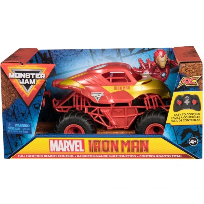 1/24 Monster Jam Marvel Iron Man RC Canavar Kamyonu