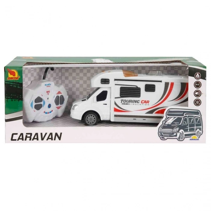 1:32 Suncon Işıklı Uzaktan Kumandalı Karavan