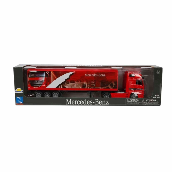 1/43 L. Haul EU Mercedes Benz Kırmızı Konteyner