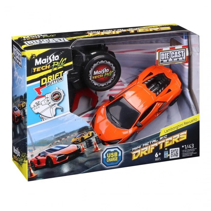 1/43 Mini Metal Drifters Kumandalı Araba Lamborghini Revuelto