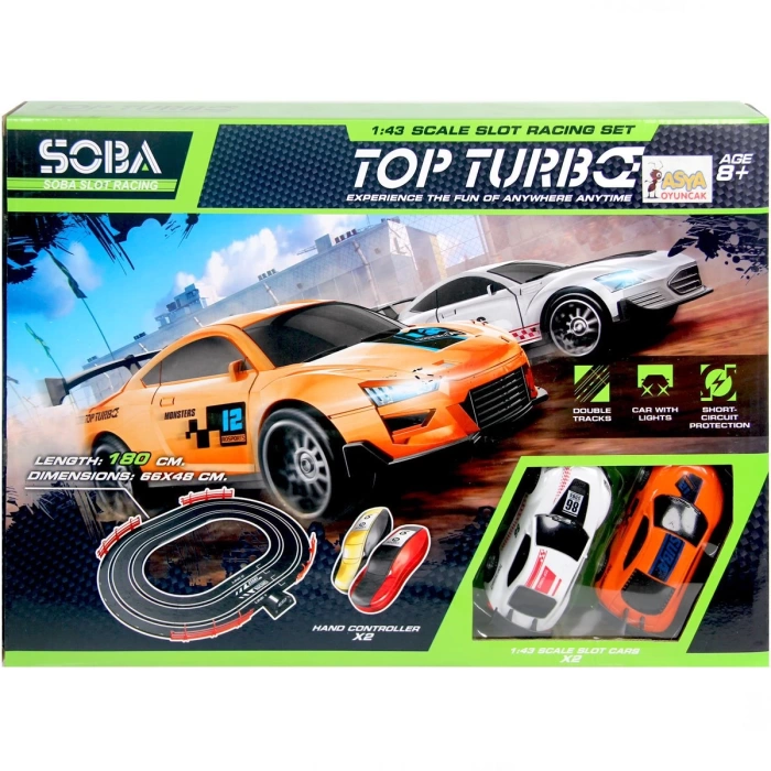 1:43 Soba Top Turbo Yarış Pisti 180 cm