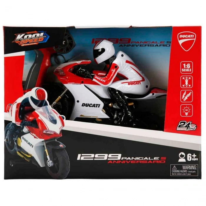 1:6 Ducati 1299 Panigale S Anniversario Işıklı Uzaktan Kumandalı Motosiklet