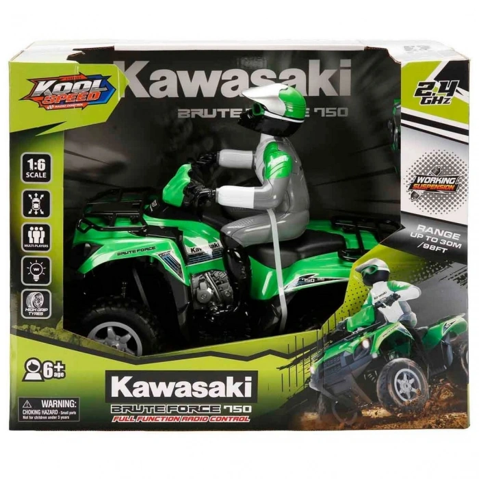 1:6 Kool Speed Kawasaki Brute Force 750 Işıklı Uzaktan Kumandalı ATV