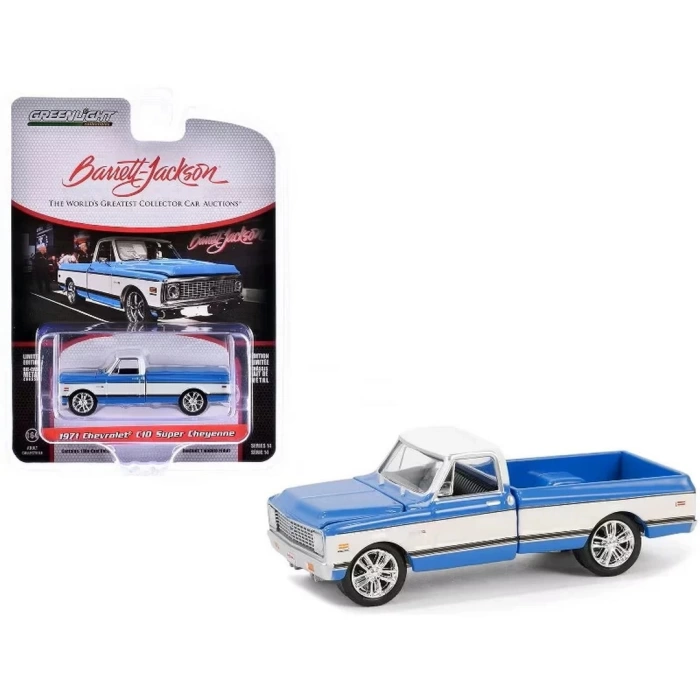 Greenlight 1/64 Barrett-Jackson Series 14- 1971 Chevrolet C10 Super Cheyenne