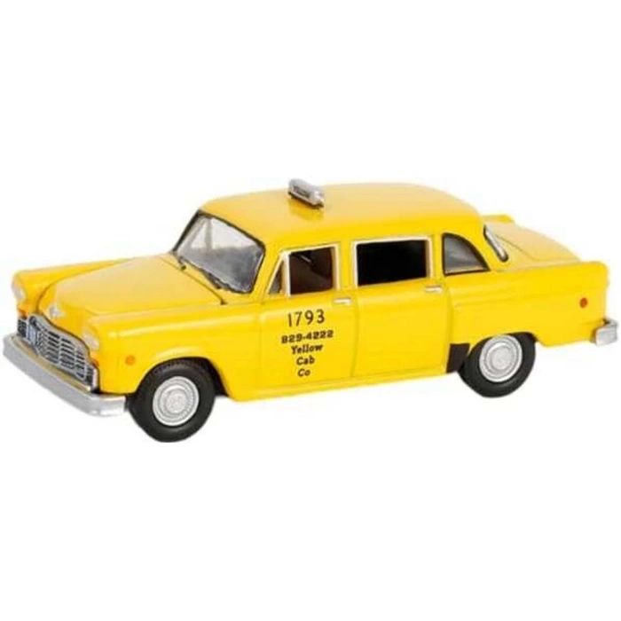 Greenlight 1/64 Hollywood Series 42- Ferris Buellers Day Off - 1980 Checker Taxicab Yellow Cab