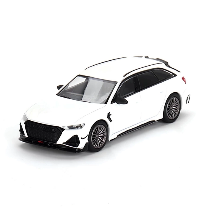 Mini Gt 1/64 ABT Audi RS6-R Glacier White Metallic