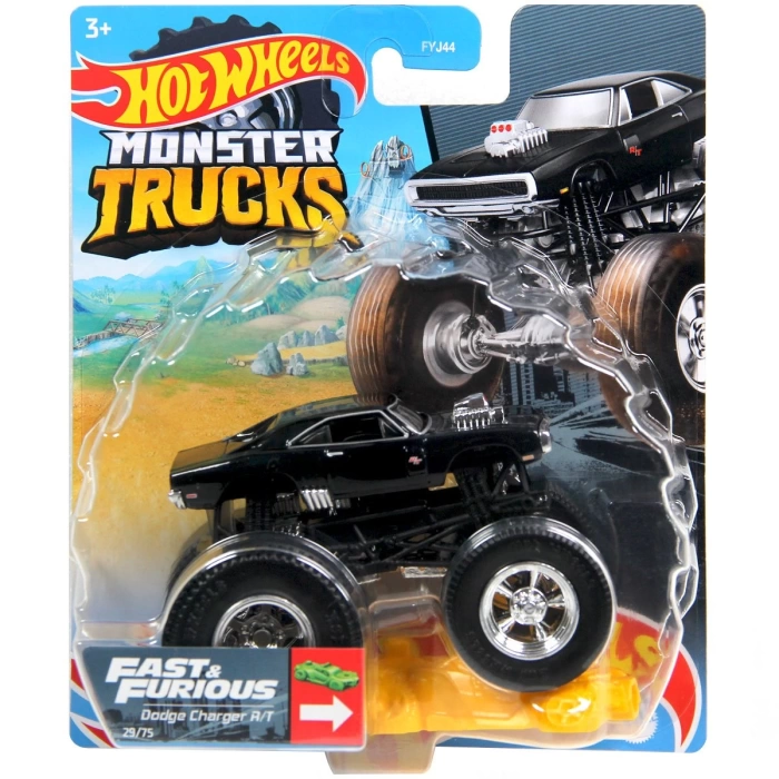 1:64 Hot Wheels Monster Trucks Araba FYJ44