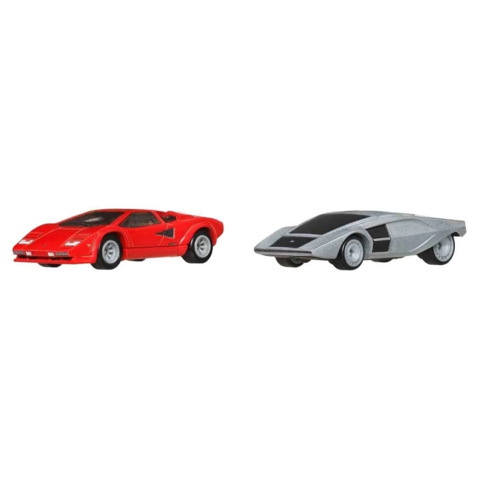 1:64 Hot Wheels Premium Car Culture 2li Paket Lamborghini Countach Lp5000 Qv Ve Lancia Stratos Zero