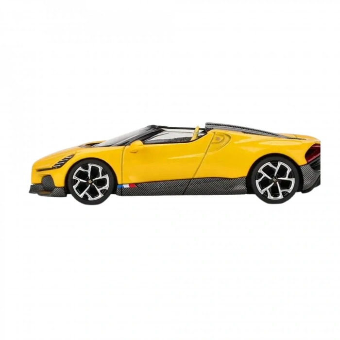 Mini GT 1/64 Bugatti W16 Mistral Yellow