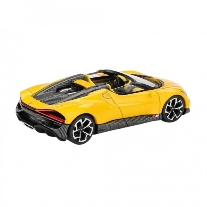 Mini GT 1/64 Bugatti W16 Mistral Yellow