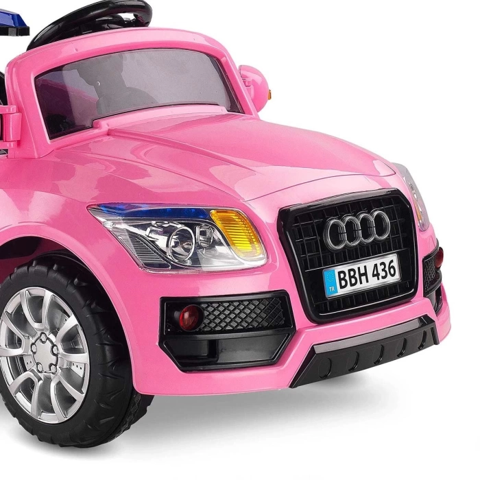 436 Audi 12V Pembe Akülü Araba