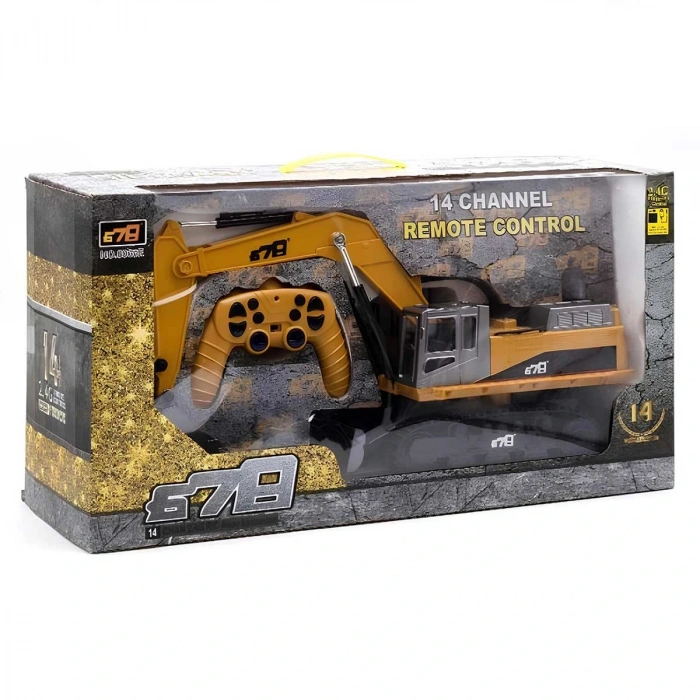 678 Kumandalı 14 Kanal Şarjlı Kepçe