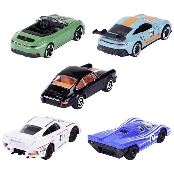 Majorette Porsche 5li Set