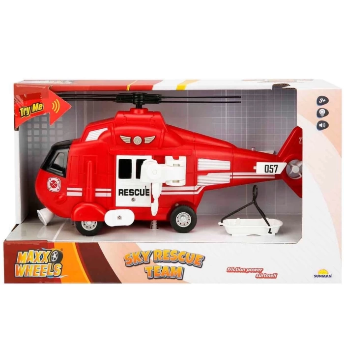 1:16 Maxx Wheels Sesli ve Işıklı Helikopter