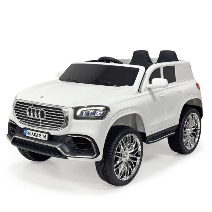 Admire GT Beyaz Uzaktan Kumandalı 4X2 12 VOLT Akülü Araba
