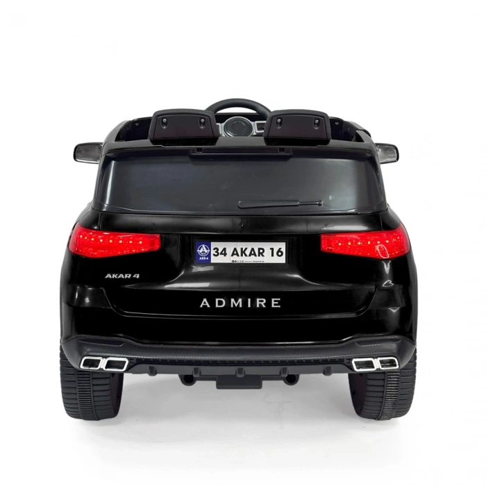 Admire GT Siyah Uzaktan Kumandalı 4X2 12 VOLT Akülü Araba