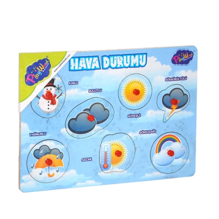 Ahşap Tutmalı Hava Durumu Puzzle