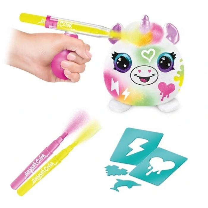 Airbrush Plush Sürpriz Mi̇ni̇ Neon Peluş