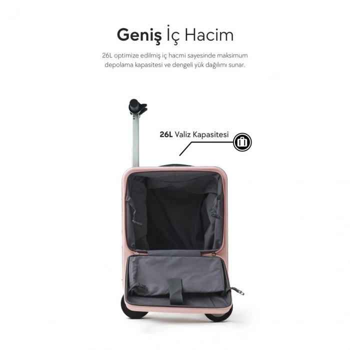 Airwheel Se3 Minit Pembe Seyahat Çantası 74Wh