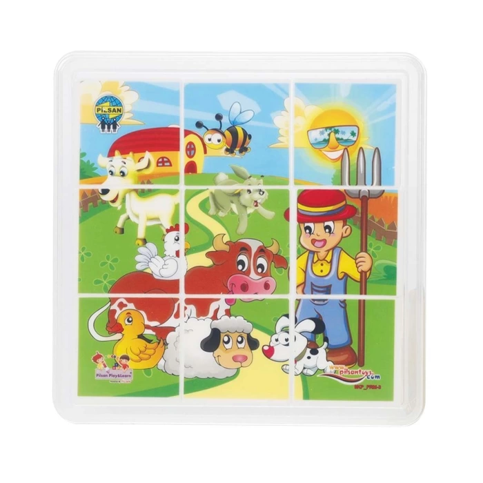 Animal Serisi Puzzle 9 Parça