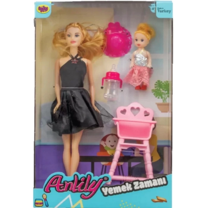 Anlily Yemek Zamanı 2li Bebek Seti 02432