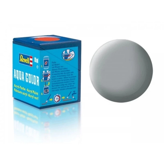 Aqua Color Light Grey - Mat Boya- 18 ml