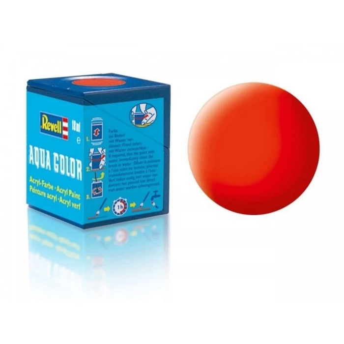 Aqua Color Luminous Orange - Mat Boya- 18 ml