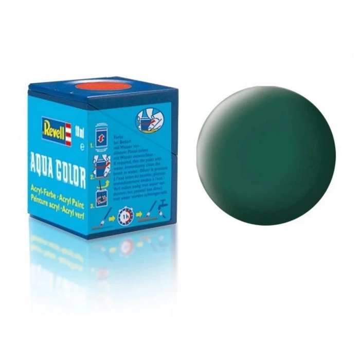 Aqua Color Sea Green - Mat Boya- 18 ml