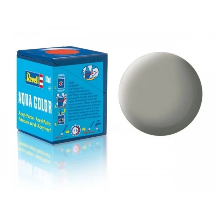 Aqua Color Stone Grey - Mat Boya- 18 ml