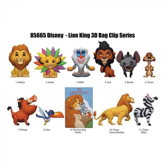 Aslan Kral Klipsli Figür Seri 54