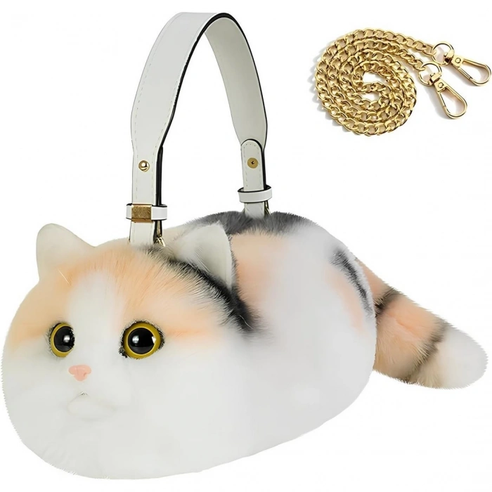 B&D Kedi El Çantası Sarı