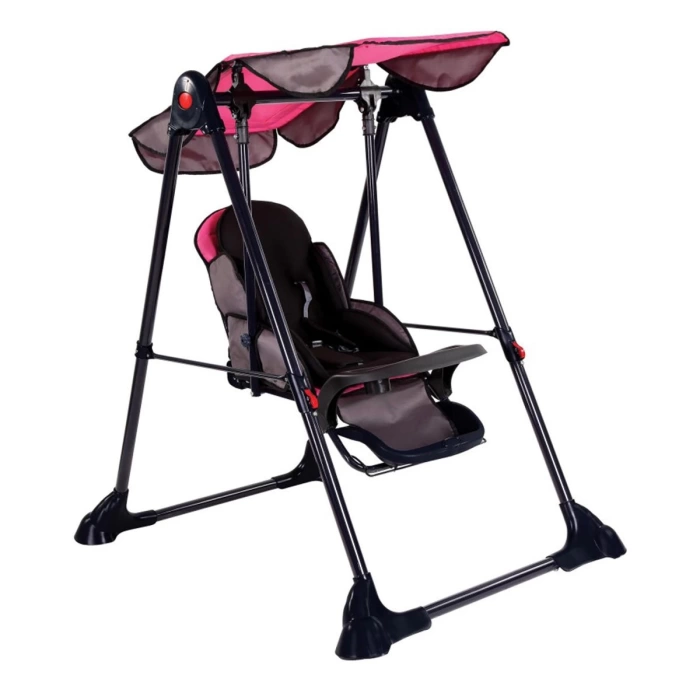 Babyhope 805 Baby Swing Salıncak Pembe-Siyah