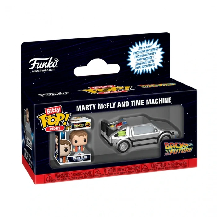 Funko Bitty POP Ride: Back to the Future- Rides Marty McFly and Time Machine
