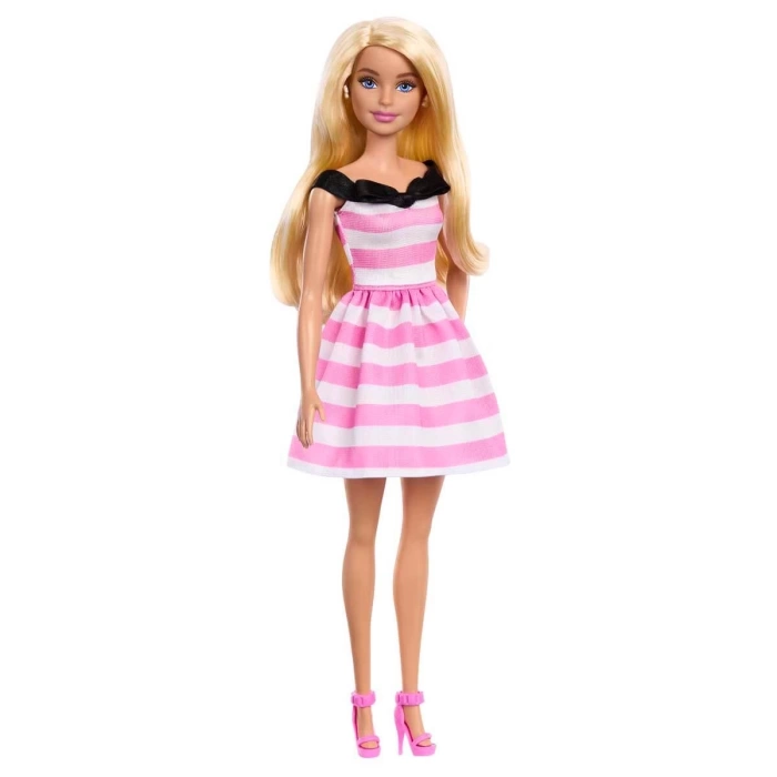 Barbie 65.Yıl Özel Pembe Elbiseli Bebek