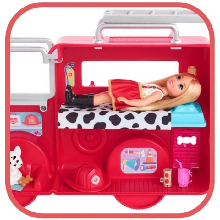 Barbie Chelsea İtfaiye Aracı HCK73