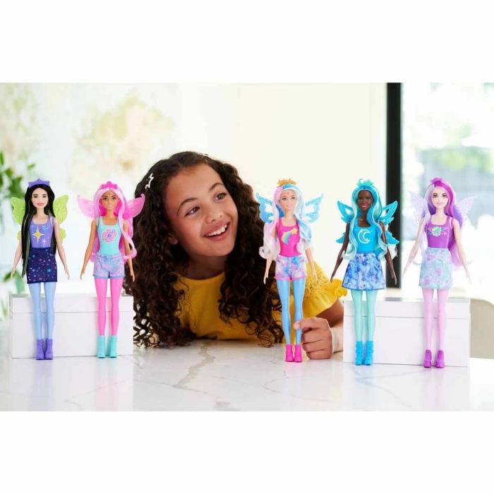 Barbie Color Reveal Renk Değiştiren Barbie Galaksi Serisi Sürpriz Paket HJX61